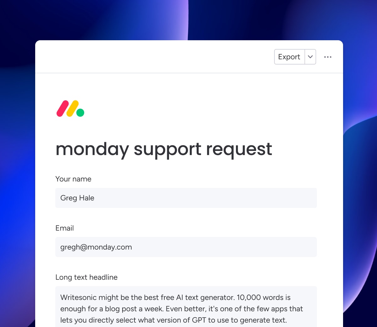 Submission viewer WorkForms